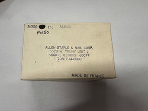 SB5019 Style 1/4" Staples - PW50 1/4" (5,000)