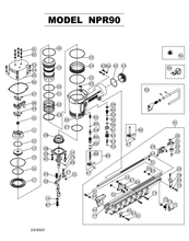 Load image into Gallery viewer, Spotnails NPR90 21 DEGREE FULL ROUND HEAD FRAMING NAILER