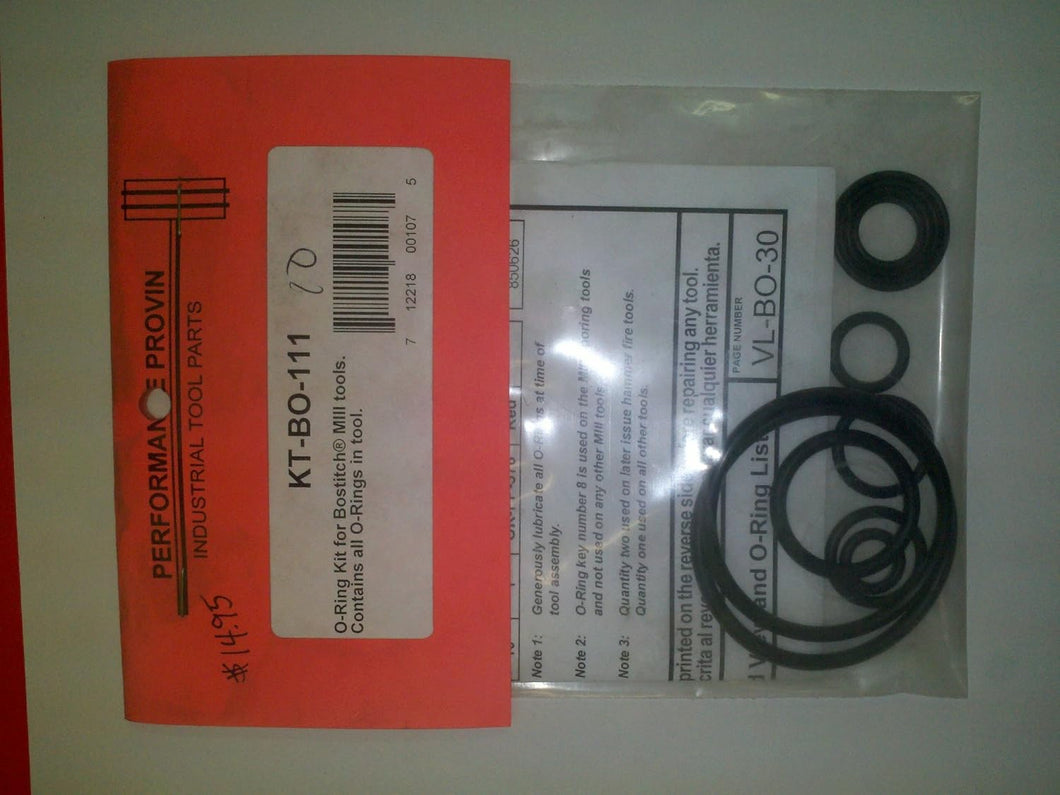 KT-BO-111 O-Ring Kit for Bostitch MIII Tools by Reliability Provin