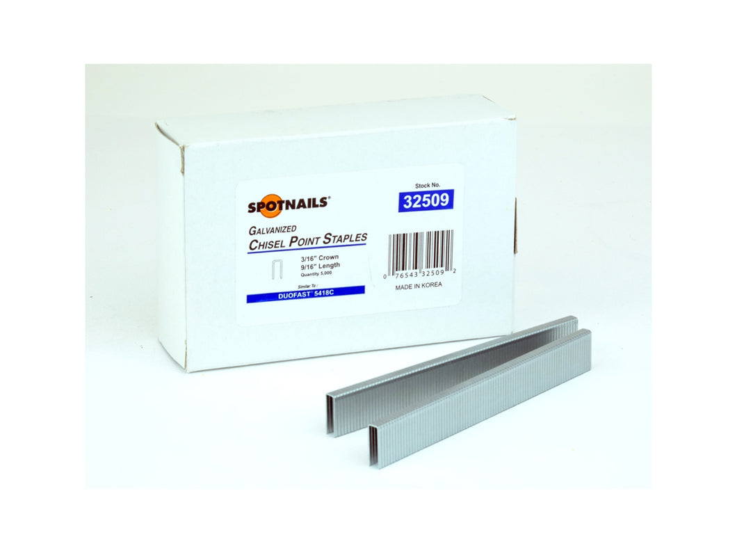 Spotnails 32509 Duo-Fast 54 Series Staples