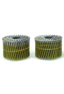 Coil Nails .120 x 3.25" Hot Dipped Galvanized 15 Degree Wire Flat Coil Fencing Siding Ring Nails - Spotnails CW12D120RHDG (4,000)