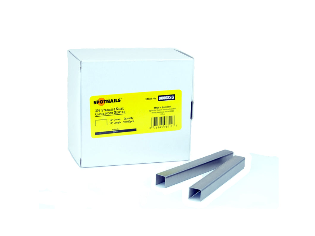 Spotnails 98008SS Stainless Steel Staples